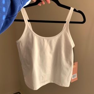 NWT Girlfriend Collective Ivory Gemma Scoop Tank